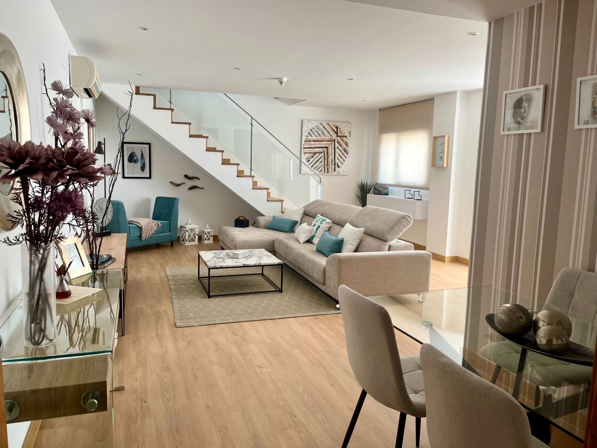 Sala d'estar de Loft en venda en Arroyomolinos (Madrid) amb Aire condicionat, Terrassa i Traster