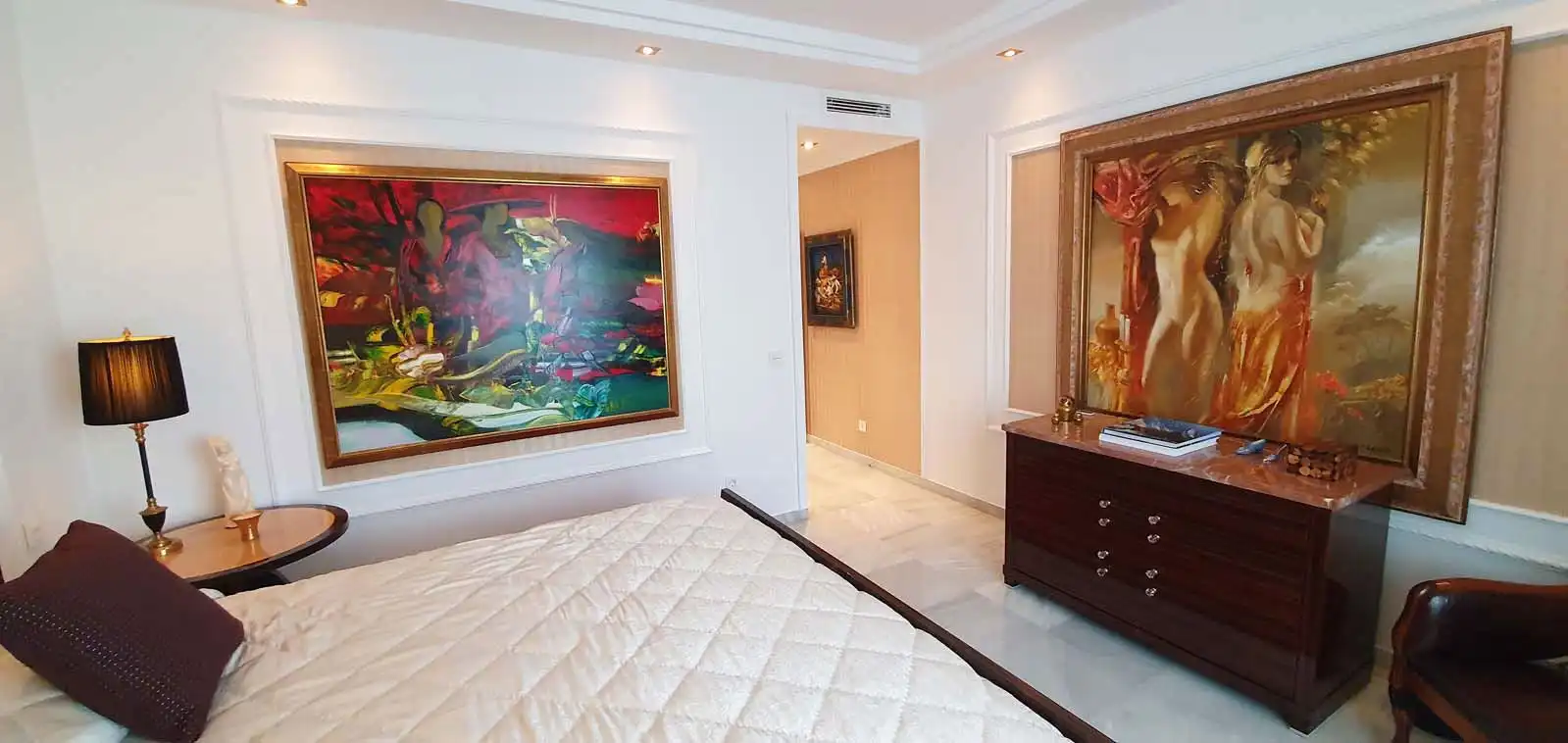 Schlafzimmer von Wohnungen zum Verkauf in Marbella mit Klimaanlage, Terrasse und Abstellraum