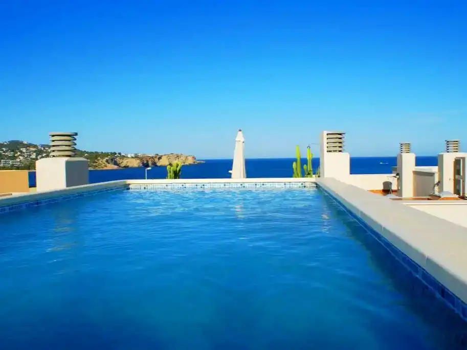 Swimming pool of Flat for rent in Eivissa