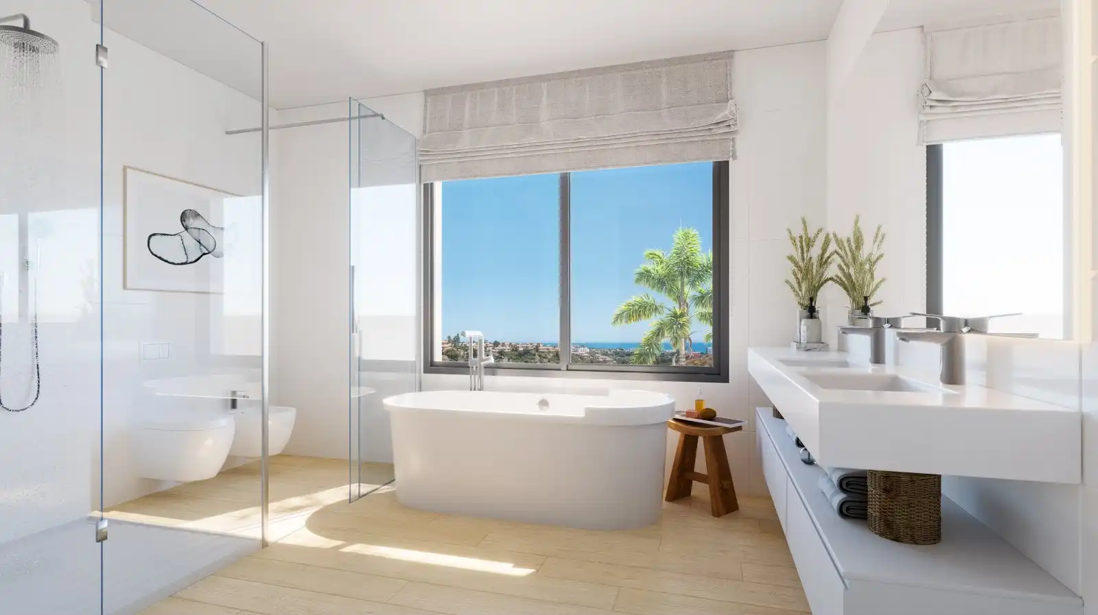 Baño de Casa o chalet en venta en Marbella con Aire acondicionado, Jardín privado y Terraza