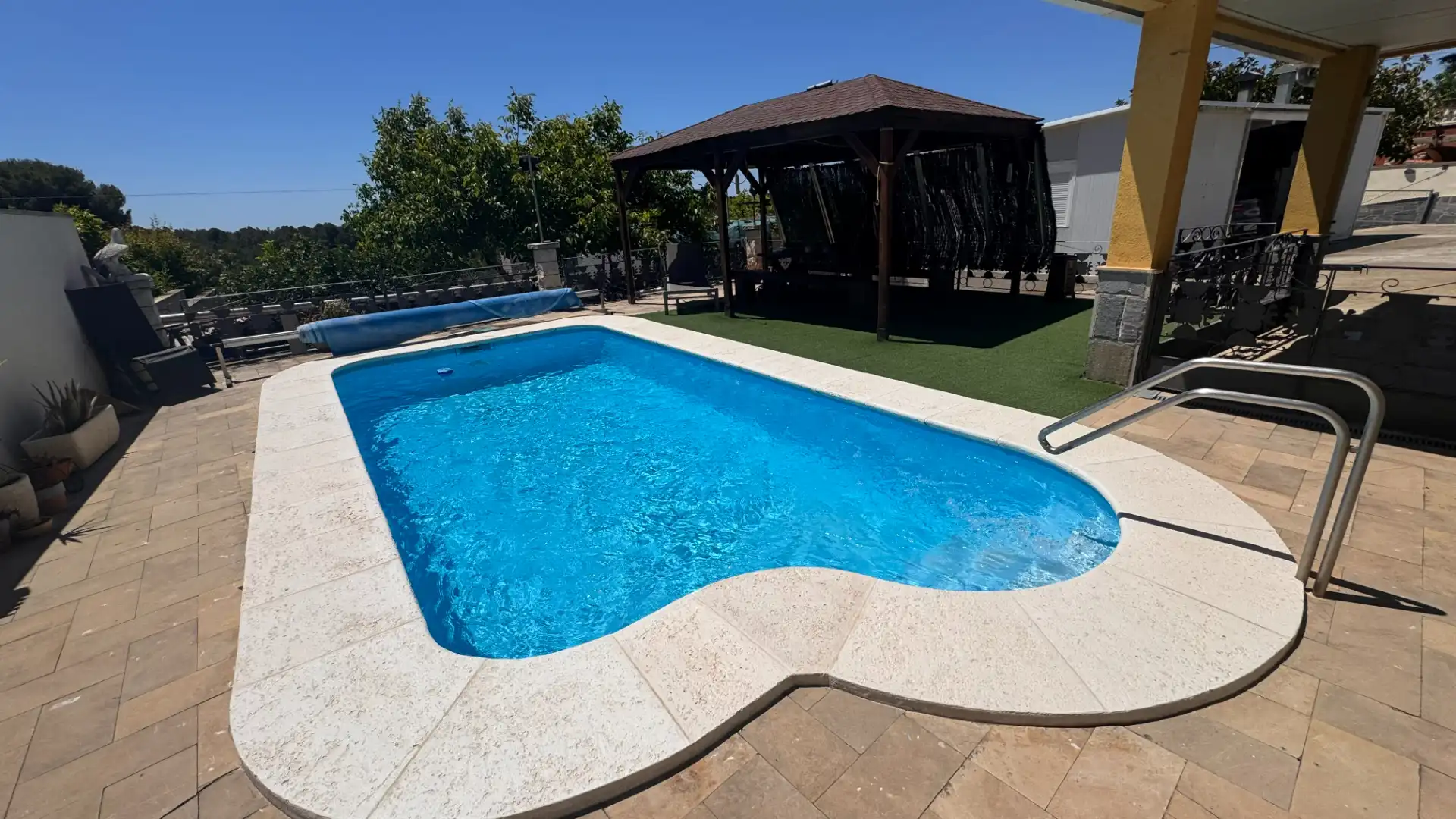 Swimming pool of Houses for sale in El Catllar   with Air Conditioner, Private garden and Swimming Pool