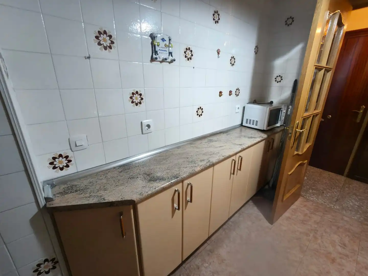 Kitchen of Flat for sale in Móstoles  with Heating, Terrace and Furnished