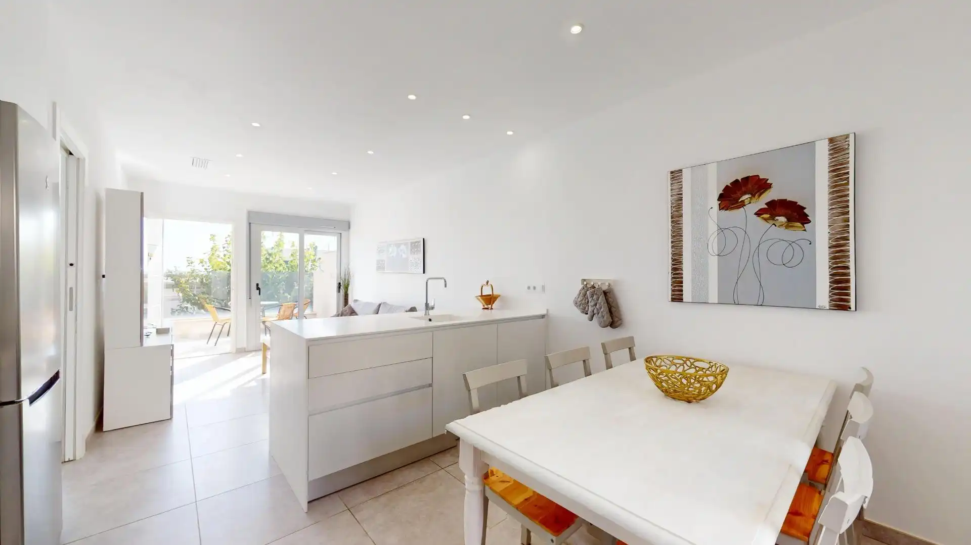 Kitchen of Apartments for sale in Pilar de la Horadada  with Private garden, Terrace and Balcony