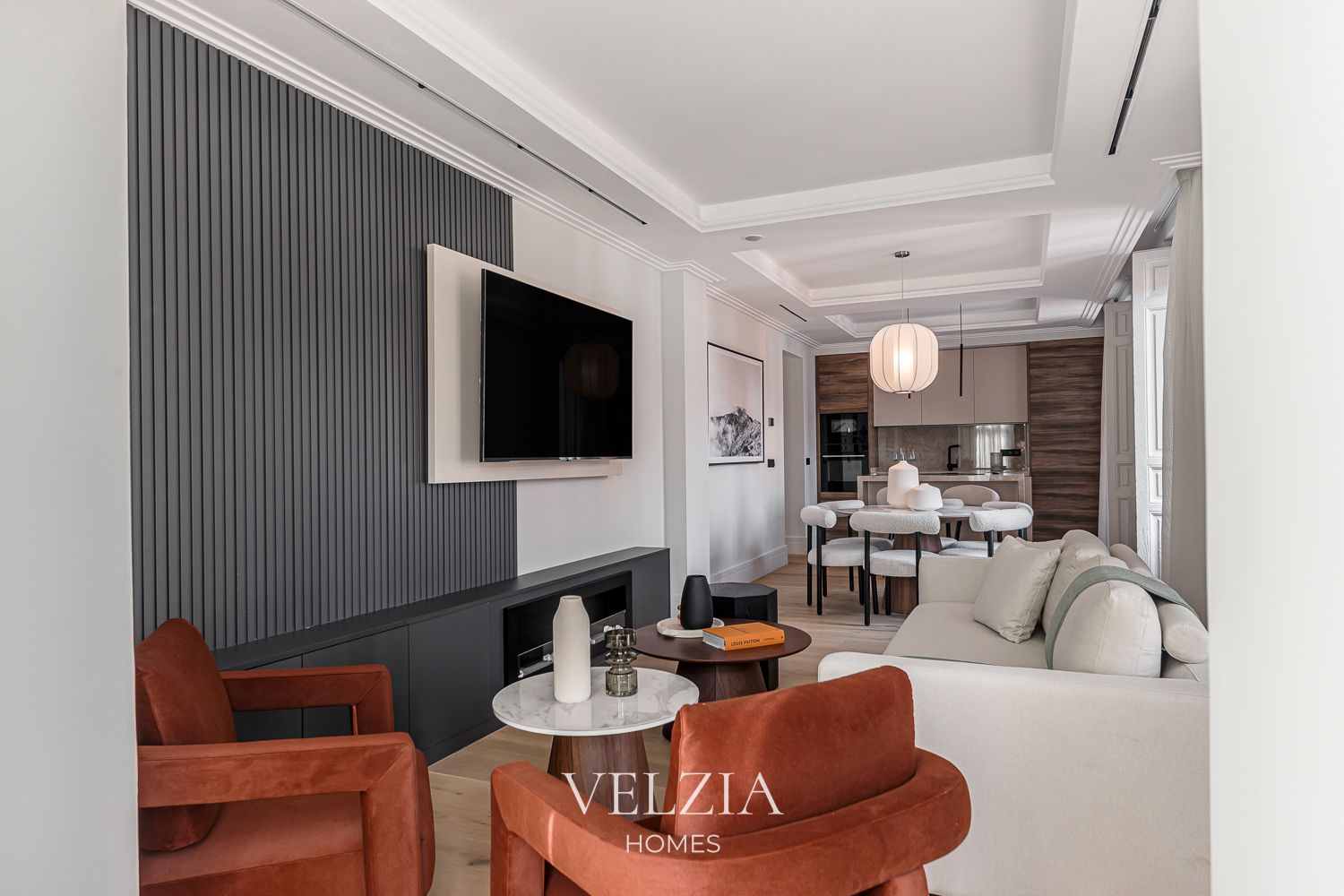 Living room of Flat for sale in  Madrid Capital  with Air Conditioner, Heating and Storage room