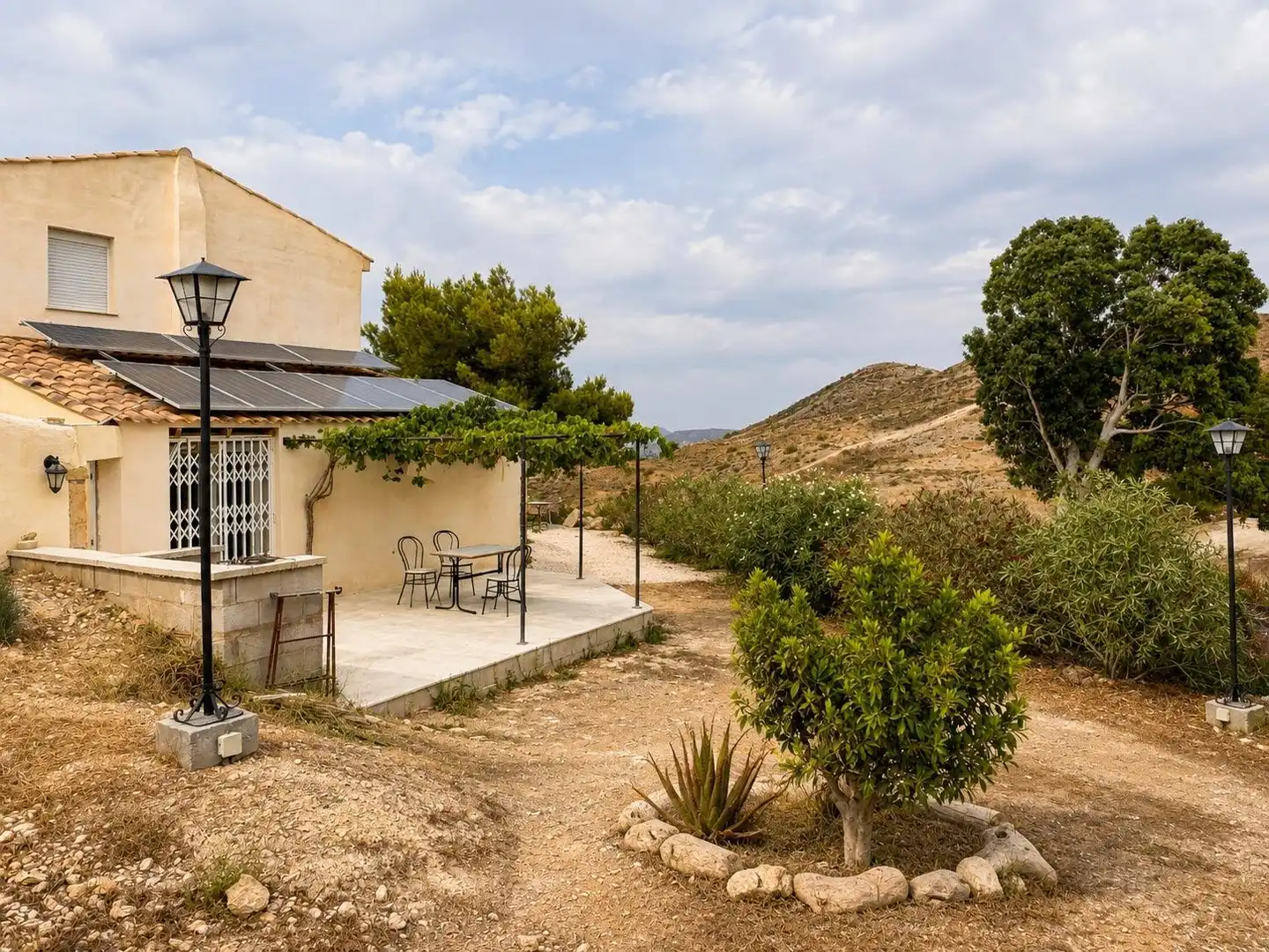 Terrassa de Casa o xalet en venda en Aspe amb Jardí privat, Terrassa i Traster
