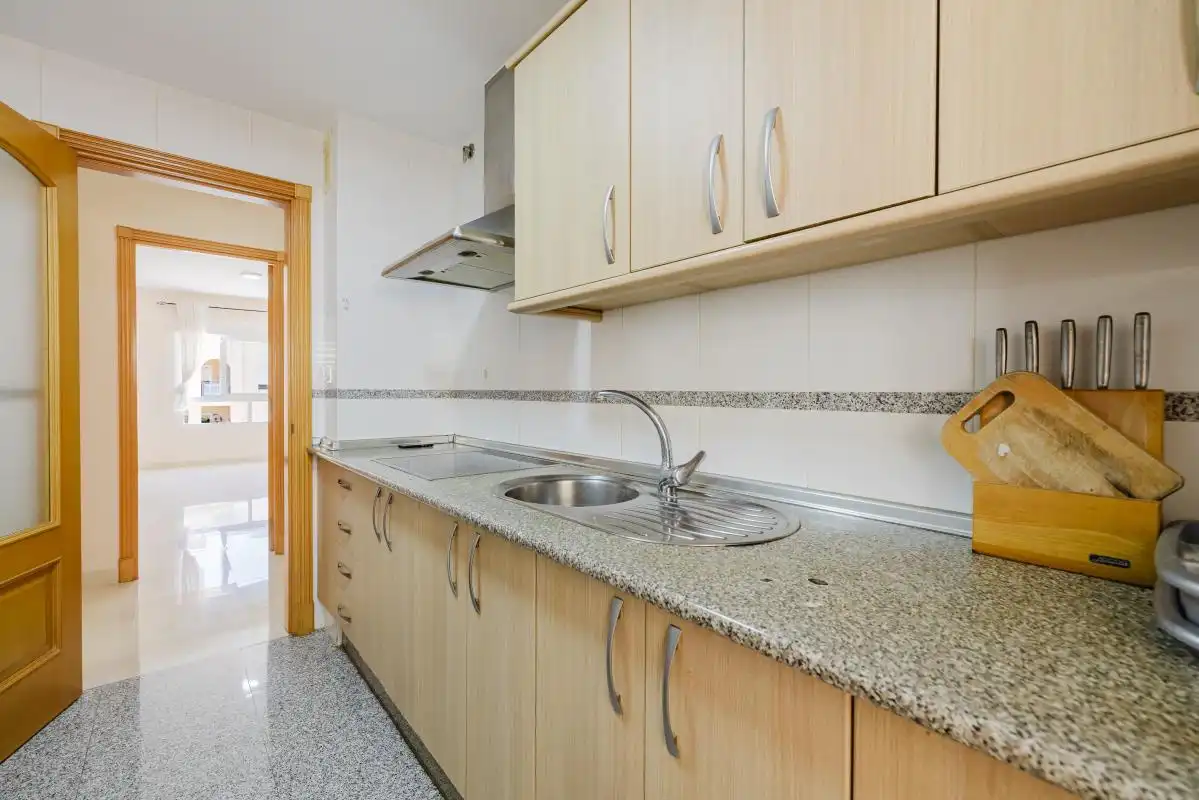 Kitchen of Flat for sale in Nerja  with Air Conditioner, Heating and Storage room