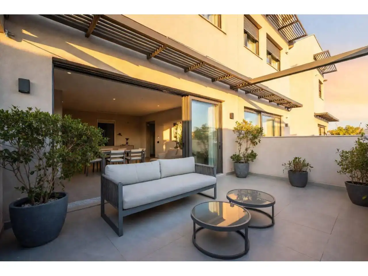 Terrasse von Wohnung zum Verkauf in Sabadell mit Klimaanlage, Heizung und Parkett