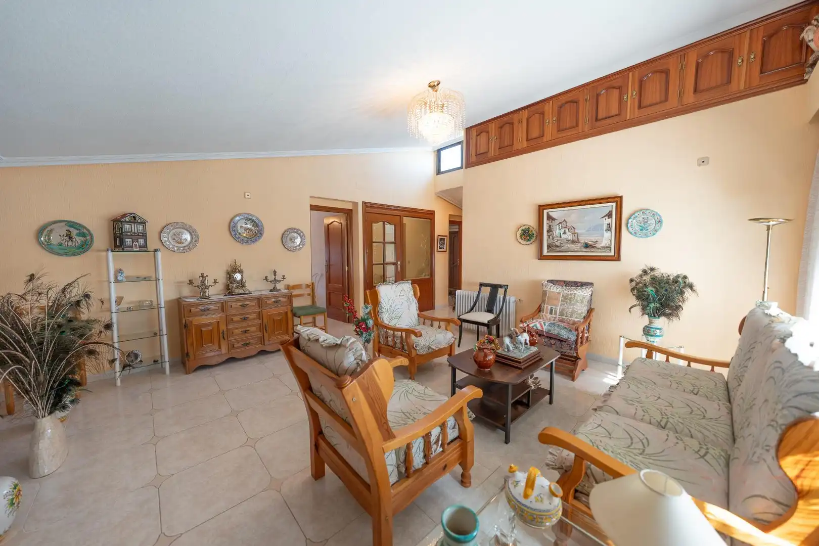 Sala d'estar de Finca rústica en venda en Carranque amb Aire condicionat, Calefacció i Jardí privat