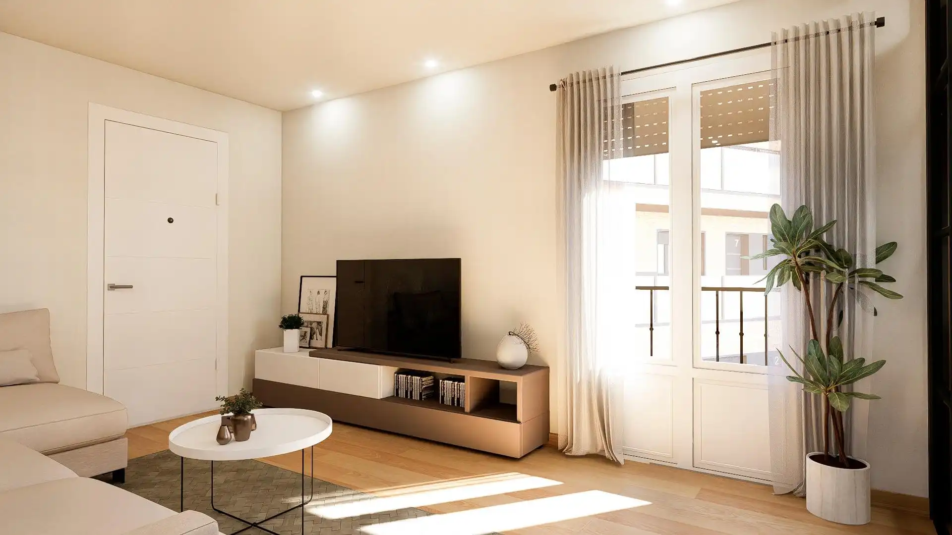 Living room of Flat for sale in Navalcarnero  with Heating, Private garden and Terrace