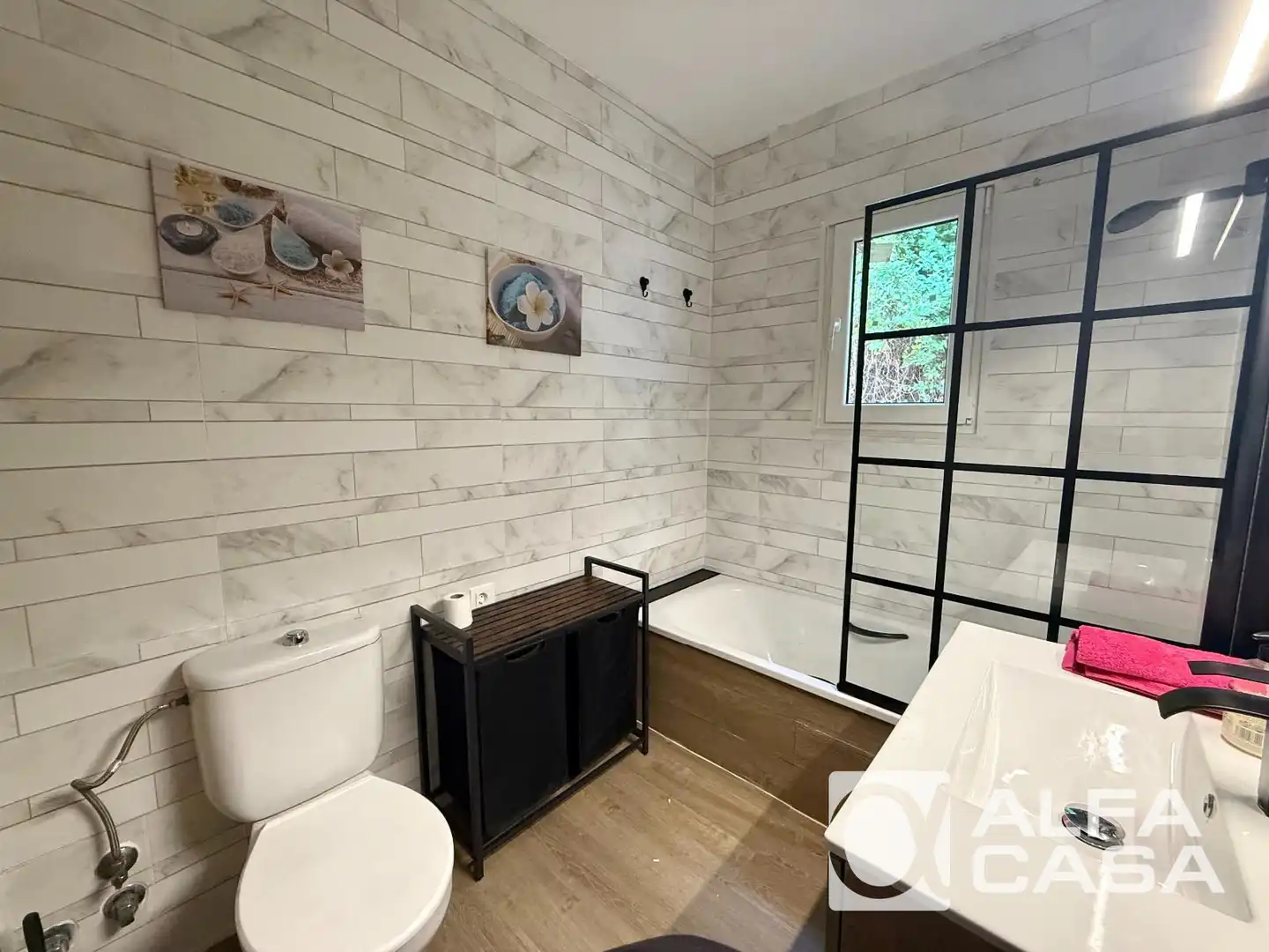 Baño de Casa o chalet en venta en Vidreres con Terraza, Amueblado y Horno