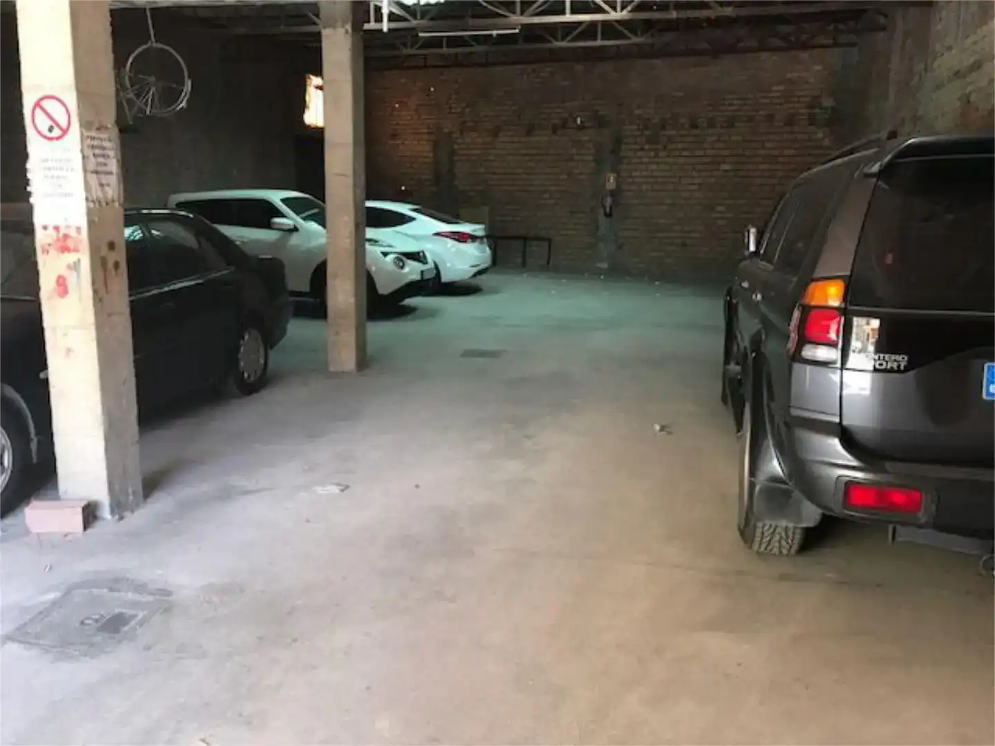 Parking of Flat for sale in Los Barrios  with Air Conditioner, Storage room and Furnished