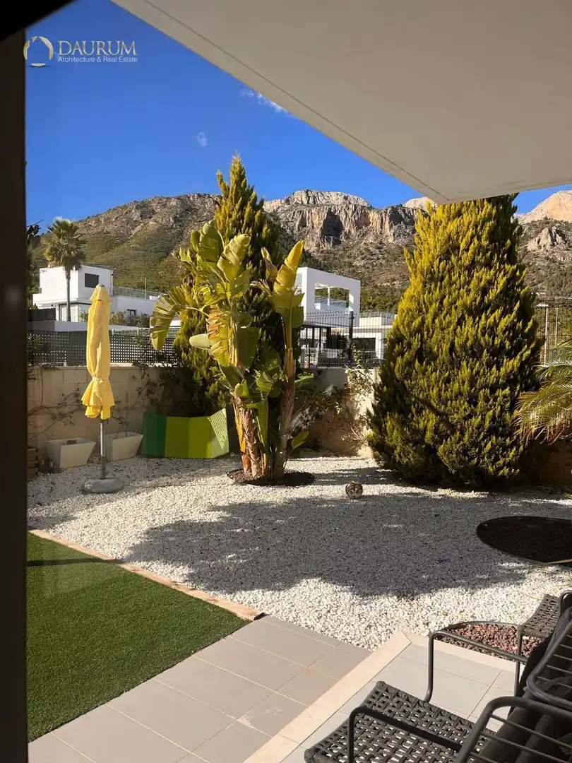 Garden of Attic for sale in Polop  with Air Conditioner, Private garden and Terrace