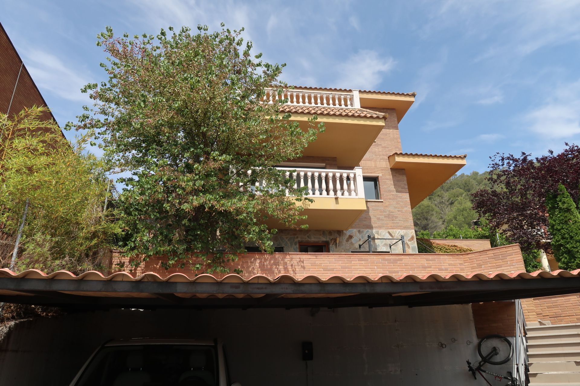 Exterior view of House or chalet for sale in Cervelló  with Air Conditioner, Heating and Private garden
