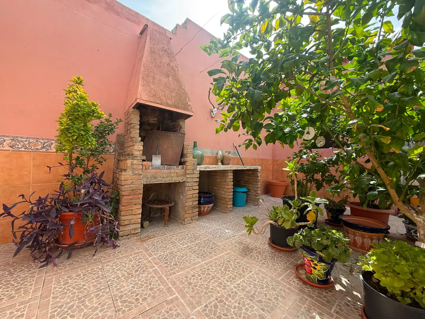 Terraza de Casa o chalet en venta en Láchar con Aire acondicionado, Calefacción y Jardín privado