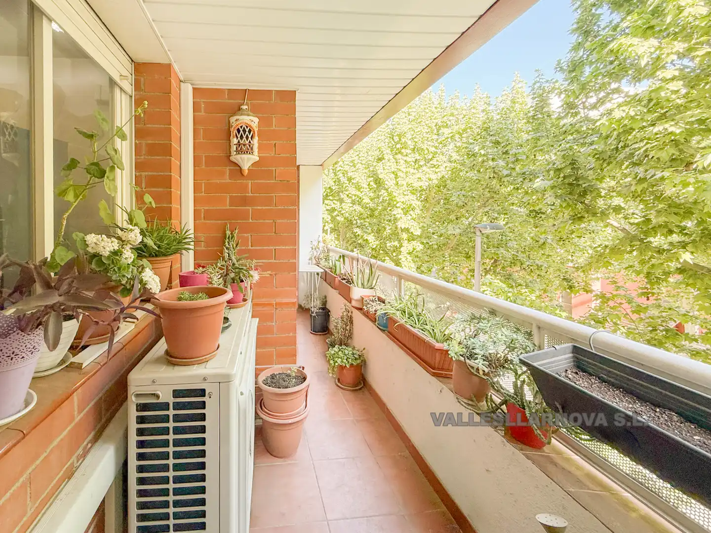 Balcony of Flat for sale in Mollet del Vallès  with Air Conditioner and Heating