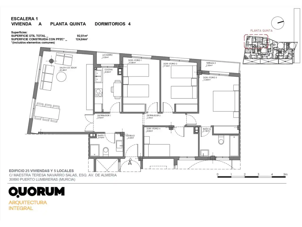 Piso en venta en Puerto Lumbreras con Aire acondicionado y Balcón