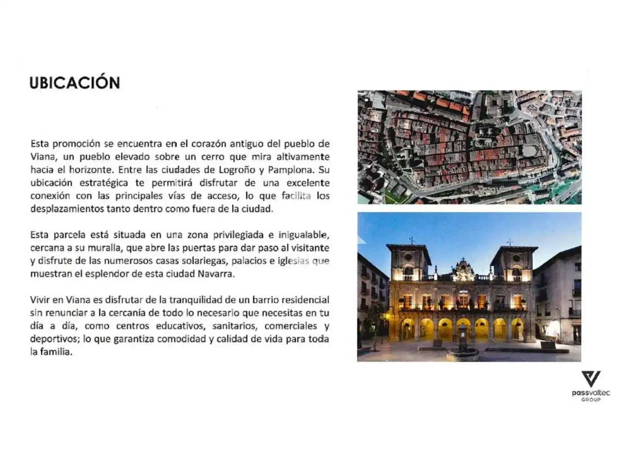 Vista exterior de Edifici en venda en Viana