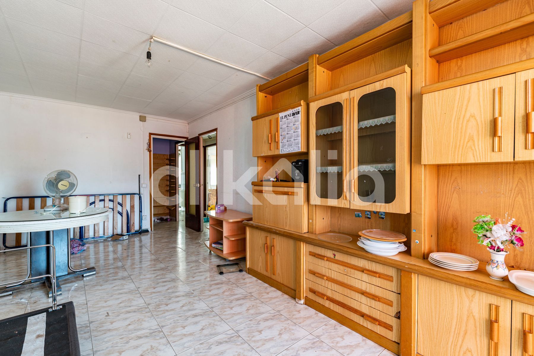 Kitchen of Flat for sale in Salt  with Heating and Terrace