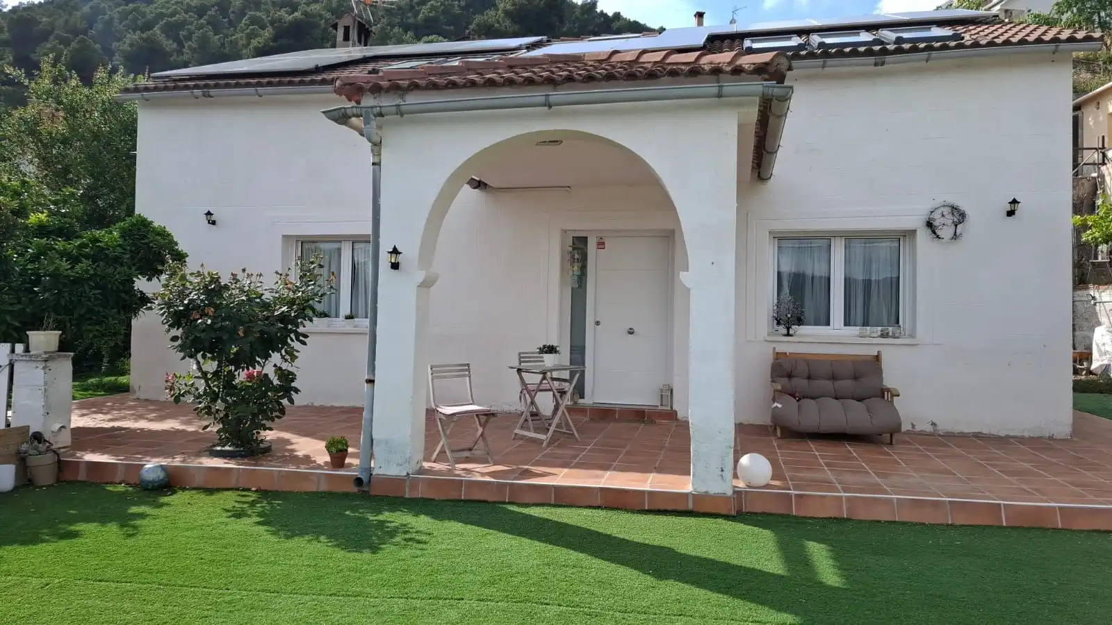 Terraza de Casa o chalet en venta en Vallirana con Aire acondicionado, Calefacción y Piscina
