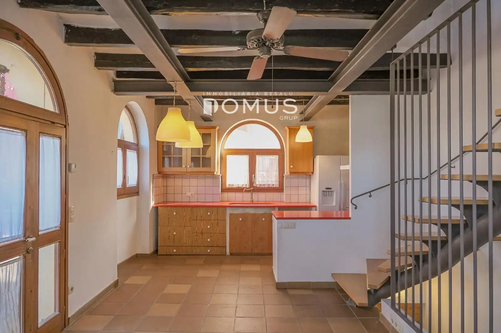 Cocina de Casa o chalet en venta en Tortellà con Parquet, Horno y Balcón