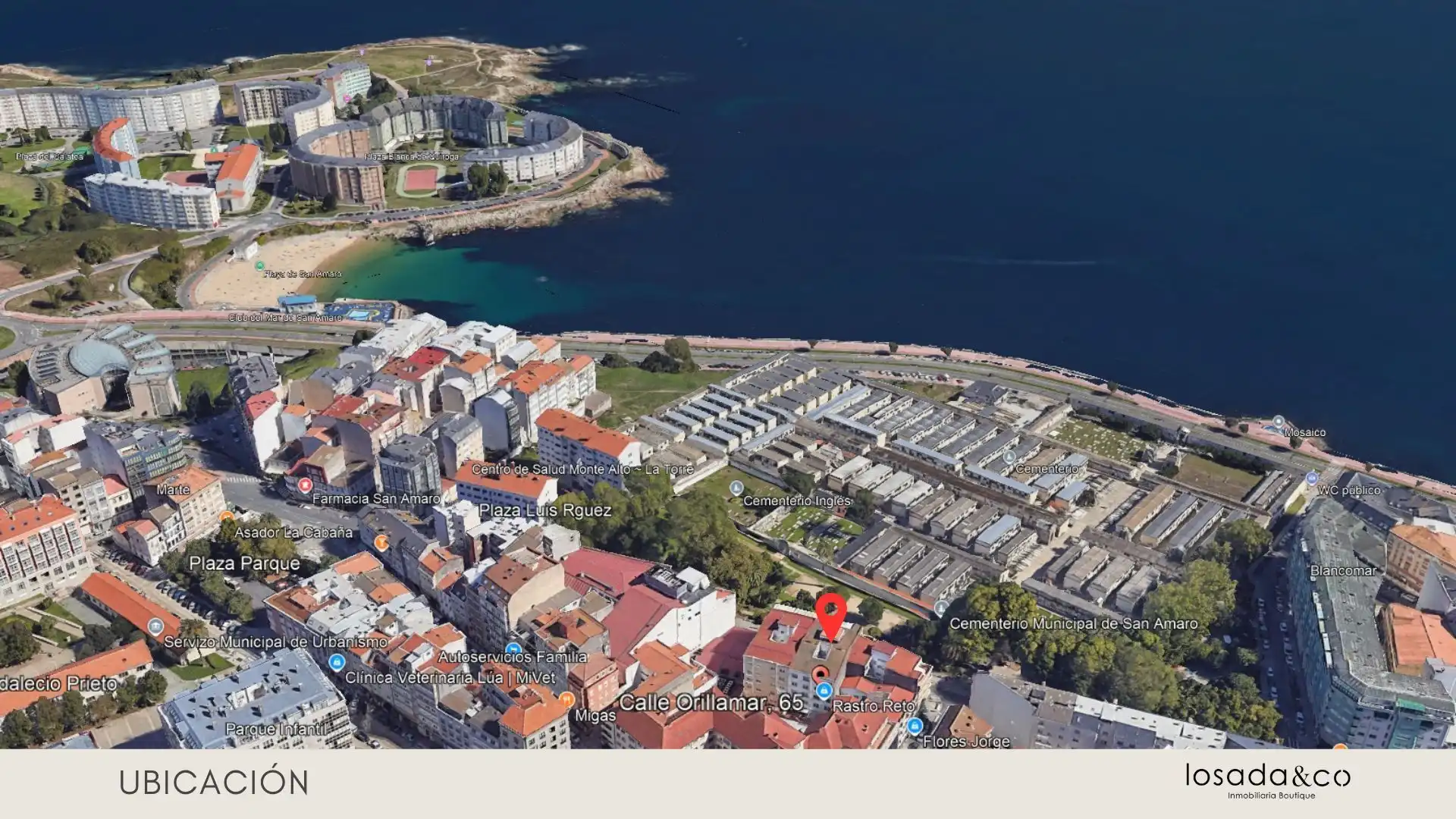 Exterior view of Flat for sale in A Coruña Capital   with Heating