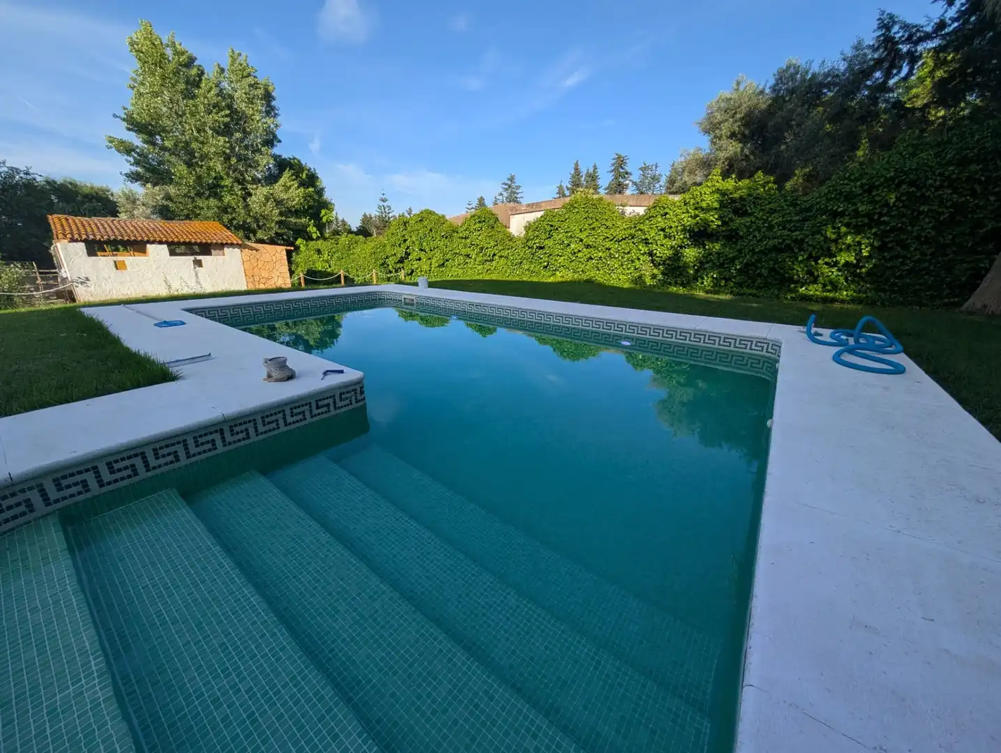 Swimming pool of Houses for sale in Aljaraque  with Air Conditioner and Swimming Pool