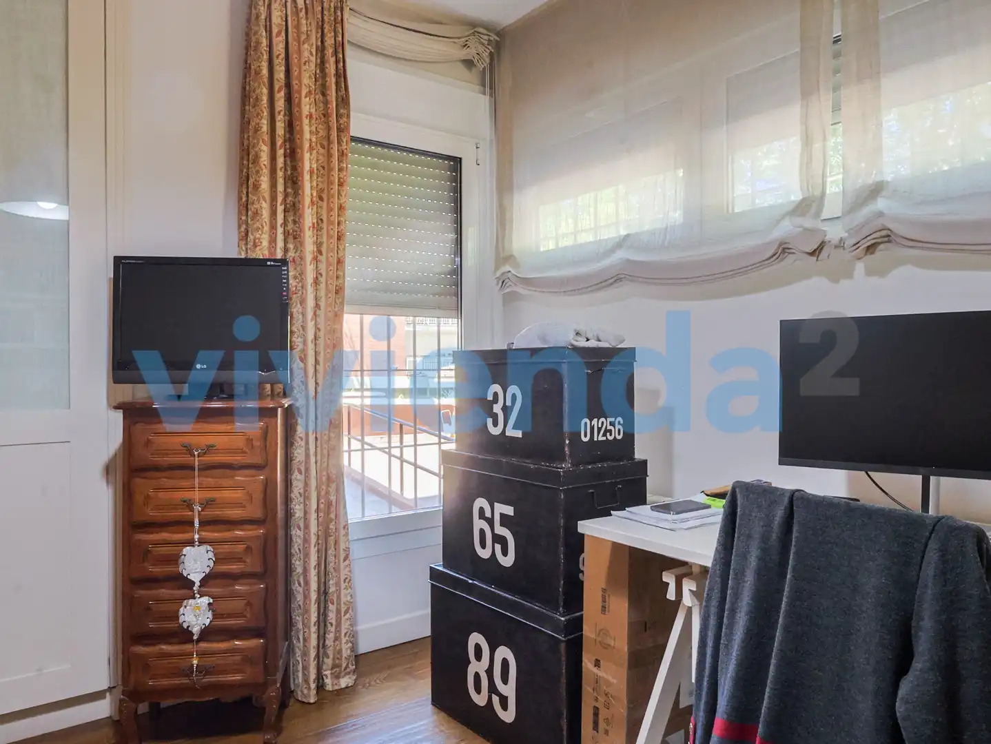 Bedroom of Flat for sale in Madrid  with Air Conditioner, Heating and Terrace