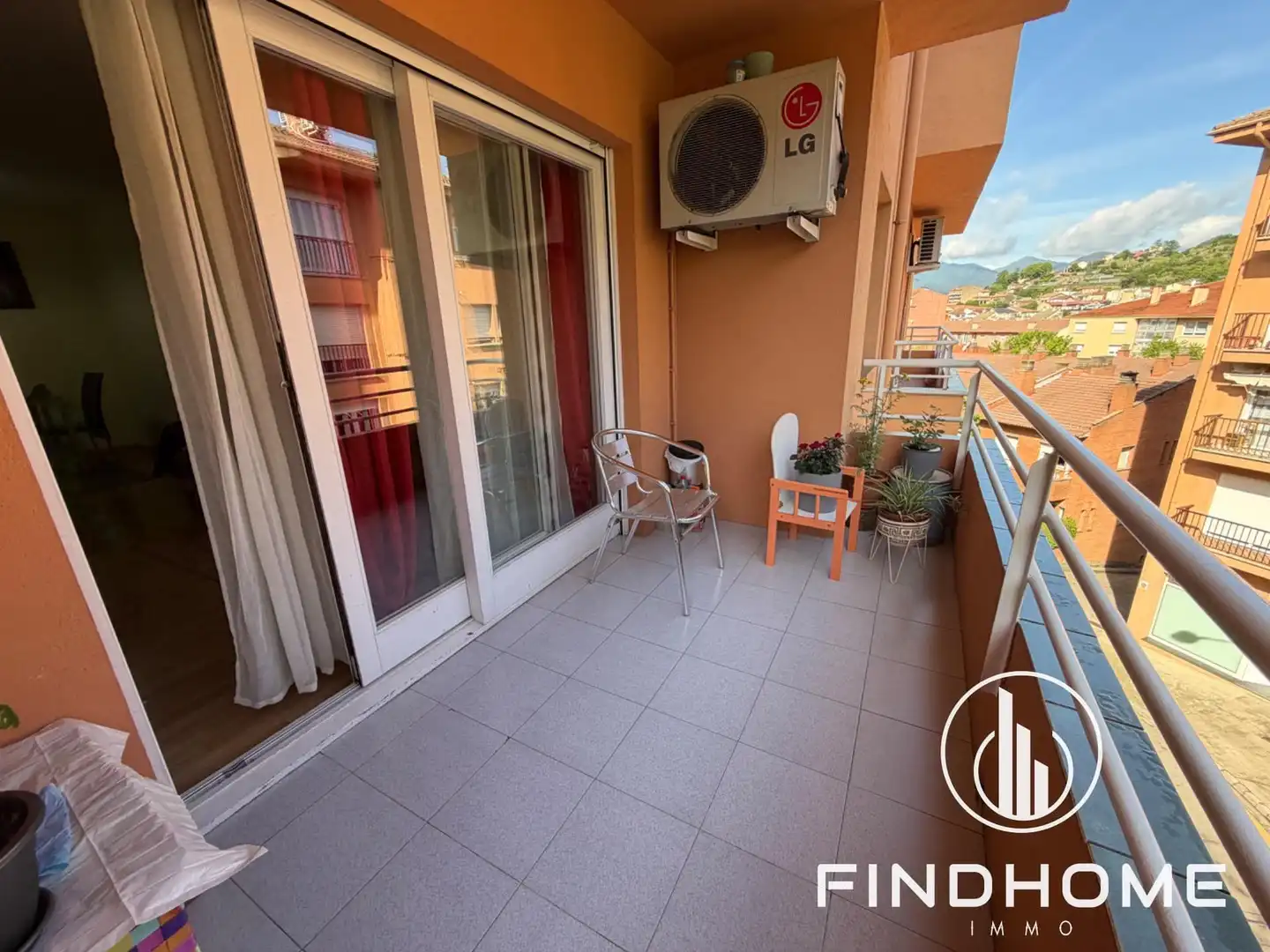 Balcony of Flat for sale in Olot  with Heating and Terrace