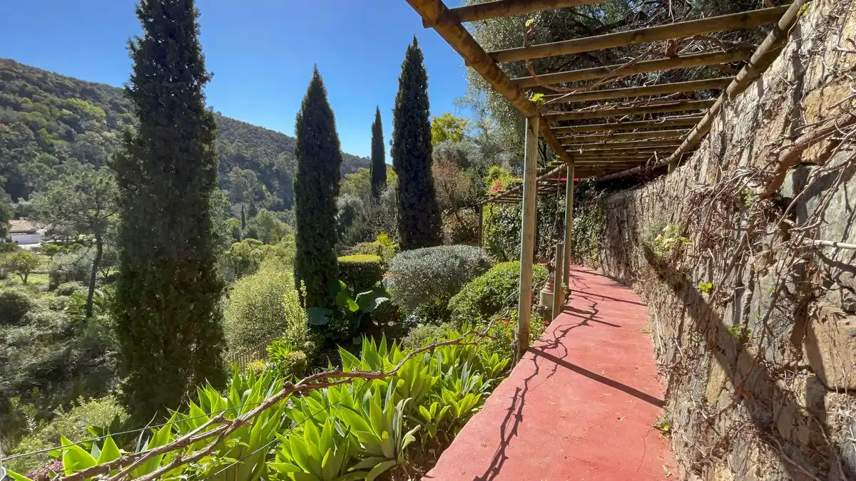 Jardín de Apartamento de alquiler en Benahavís con Aire acondicionado, Jardín privado y Terraza