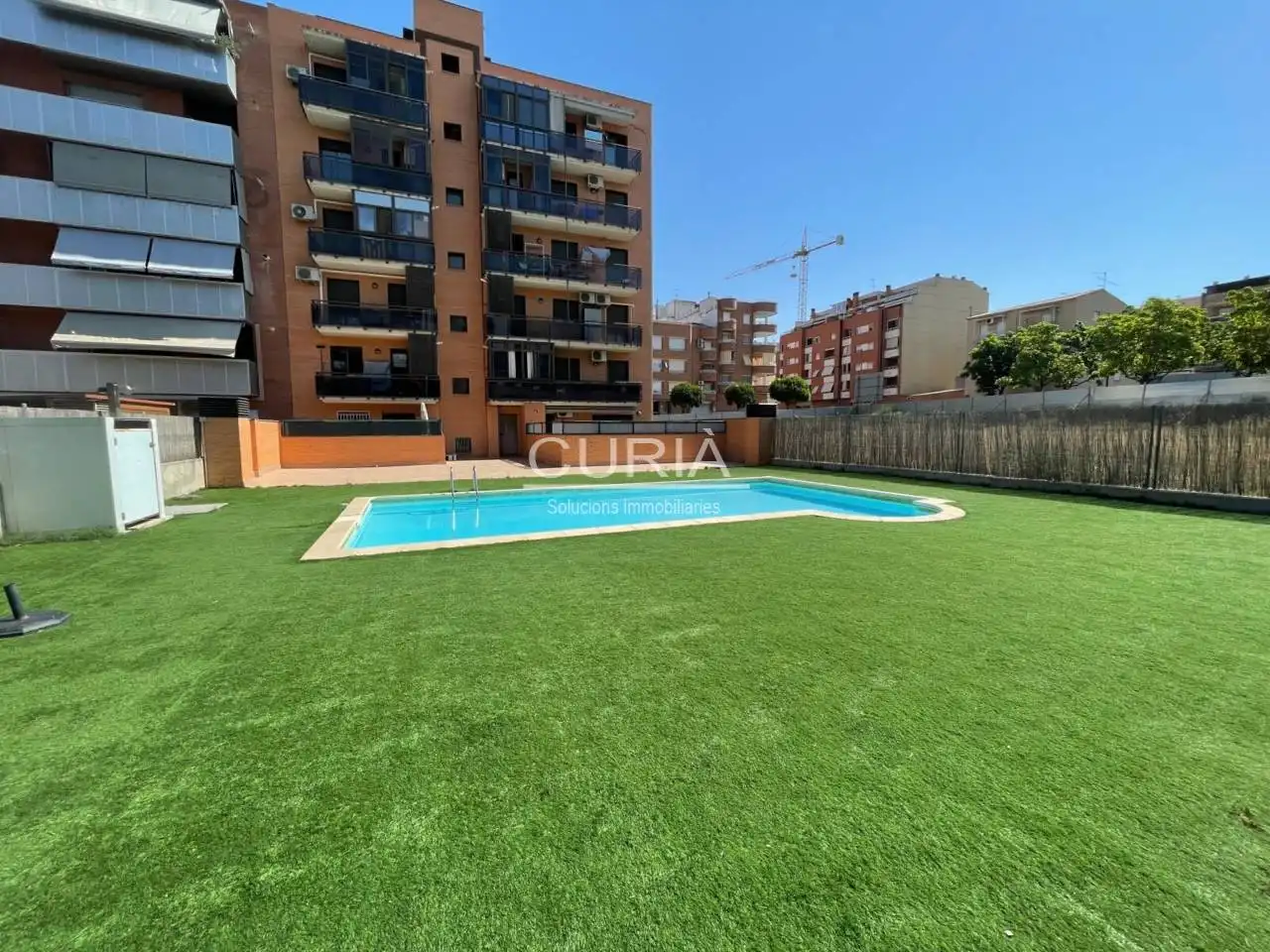 Swimming pool of Flat for sale in Lleida  with Air Conditioner, Heating and Parquet flooring