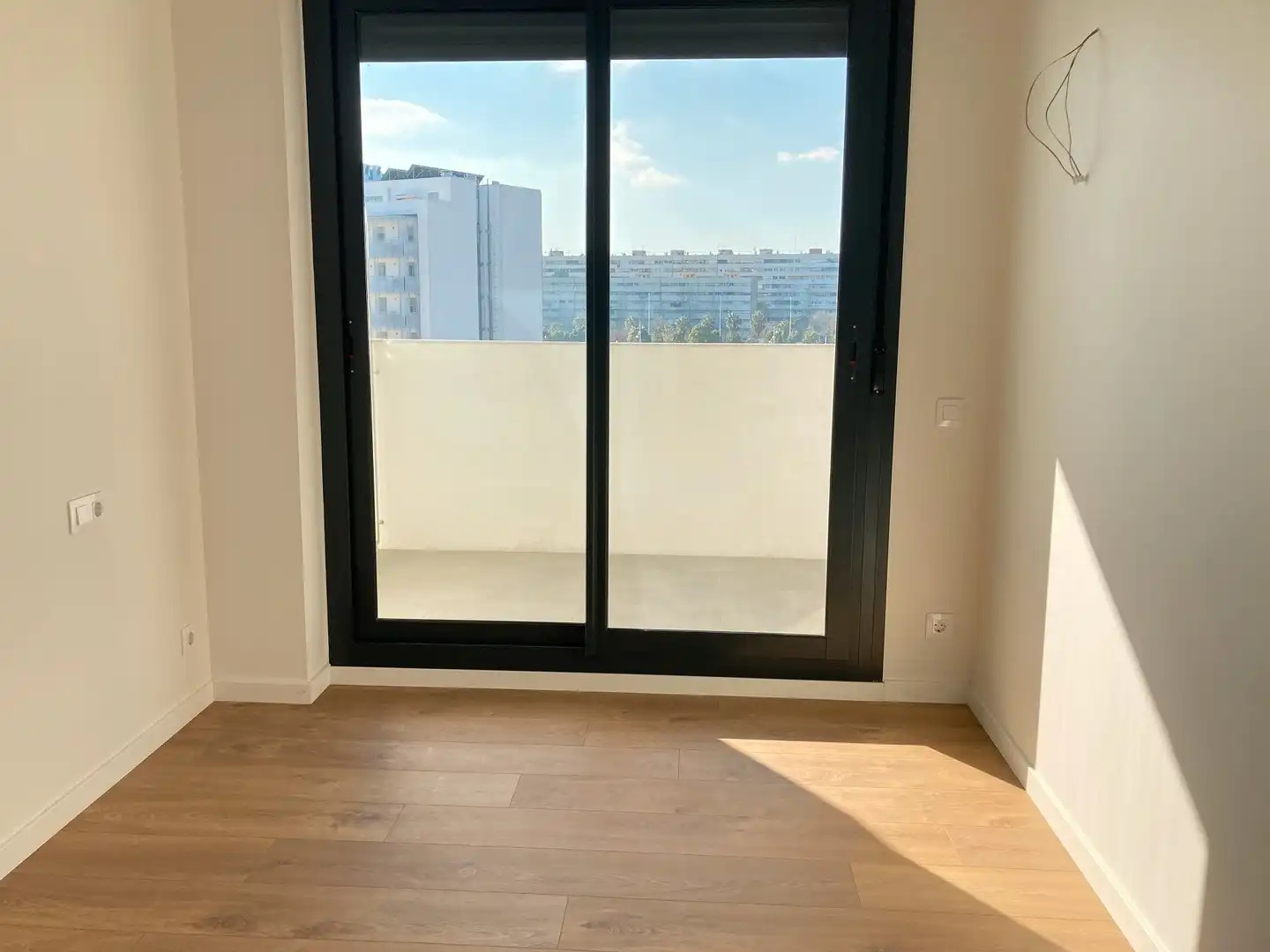 Terraza de Piso de alquiler en Sant Adrià de Besòs con Calefacción, Parquet y Terraza