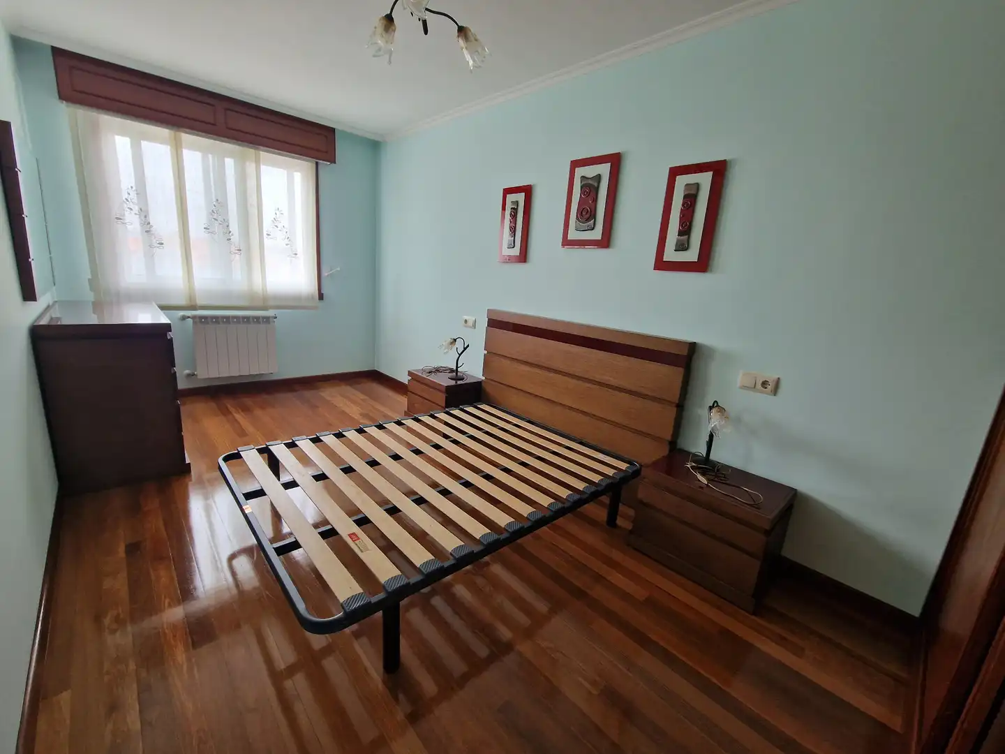 Bedroom of Flat for rent in Narón  with Heating, Terrace and Storage room