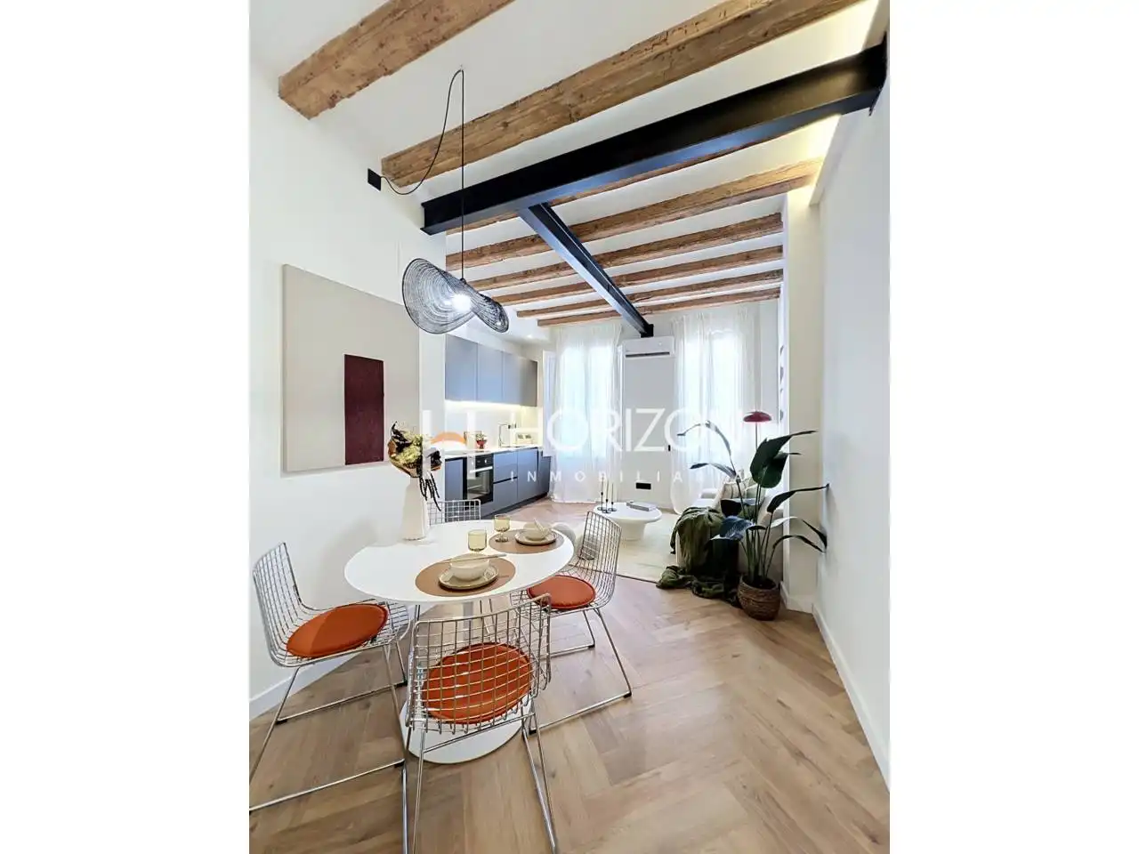 Wohnzimmer von Wohnung zum Verkauf in Barcelona mit Klimaanlage, Heizung und Möbliert