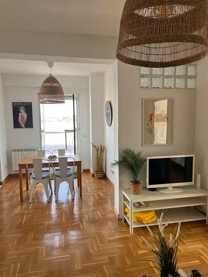 Sala de estar de Piso de alquiler en Madrid con Aire acondicionado, Calefacción y Amueblado