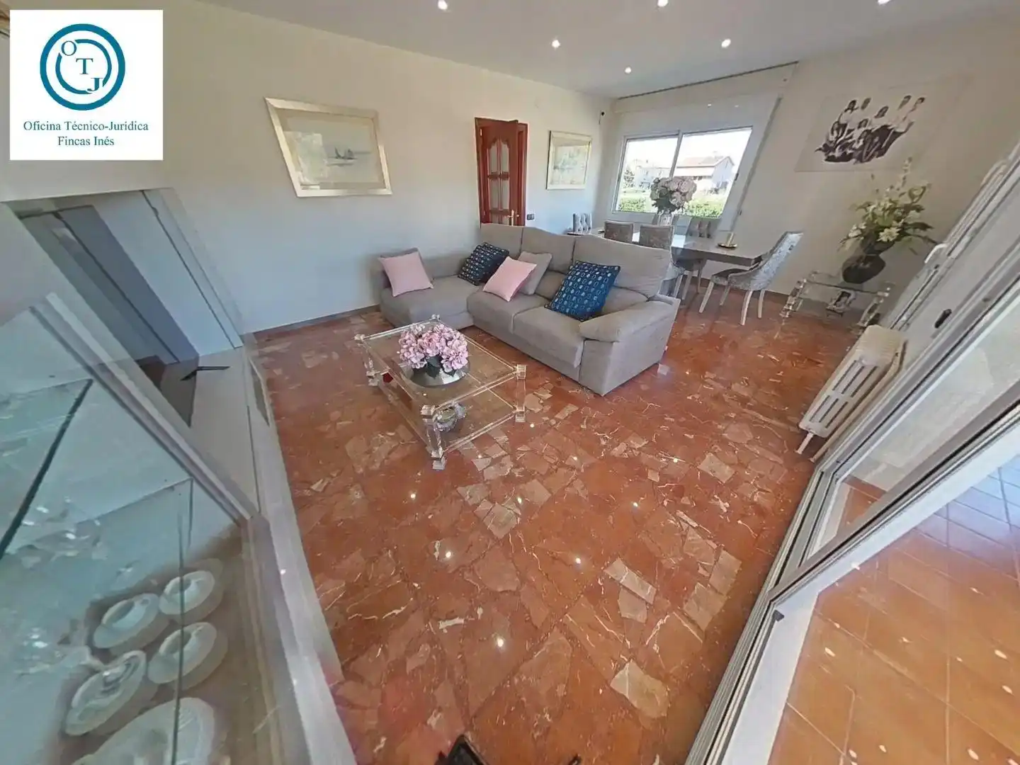 Sala de estar de Casa o chalet en venta en Sant Fost de Campsentelles con Aire acondicionado, Calefacción y Jardín privado