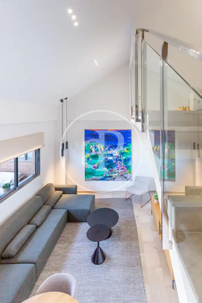 Sala de estar de Ático en venta en Valencia con Aire acondicionado, Calefacción y Terraza