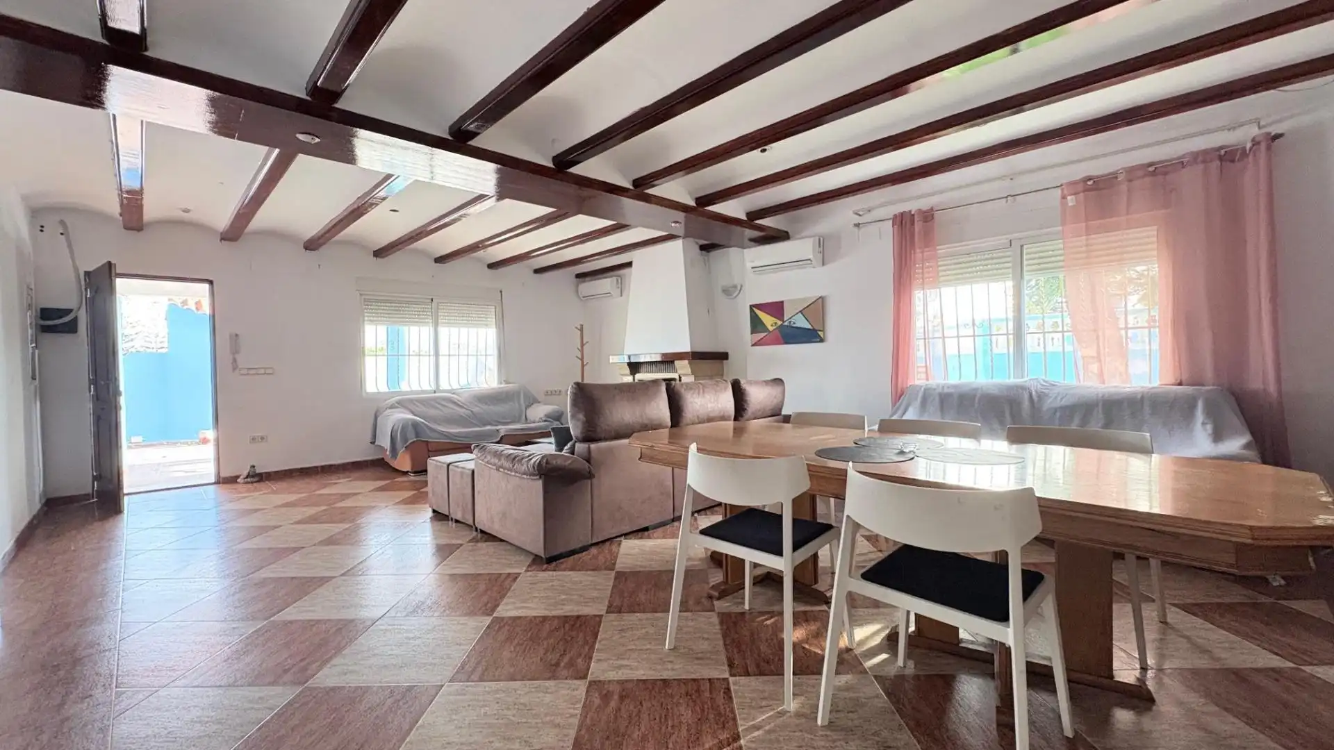 Sala de estar de Finca rústica en venta en Cullera con Aire acondicionado, Jardín privado y Trastero