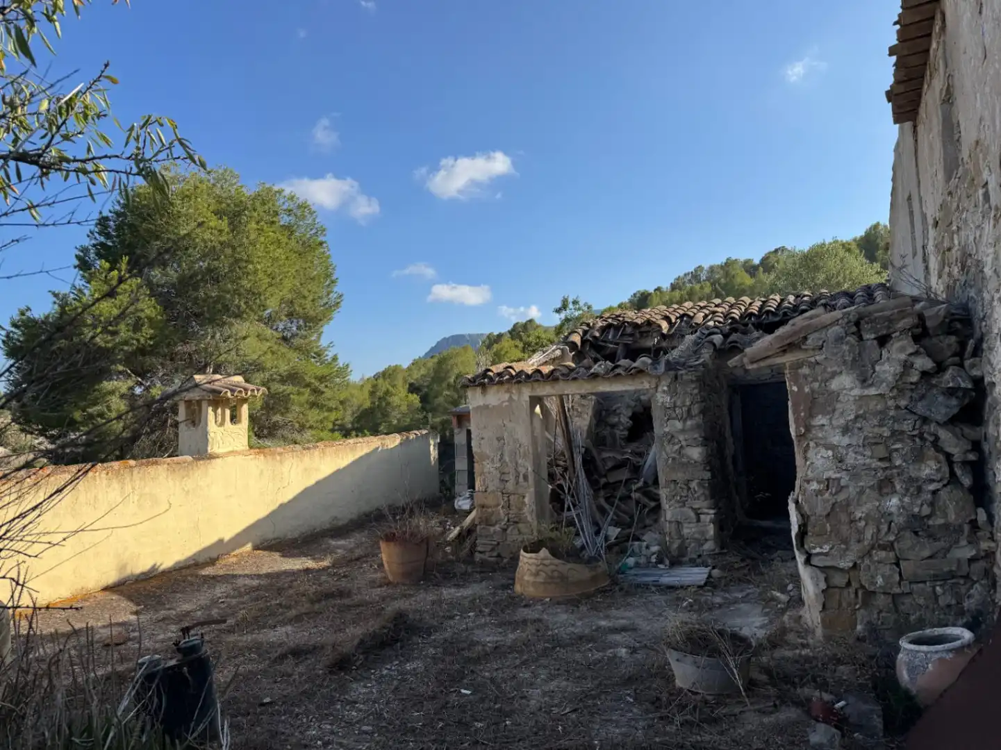 Vista exterior de Finca rústica en venda en Benissa