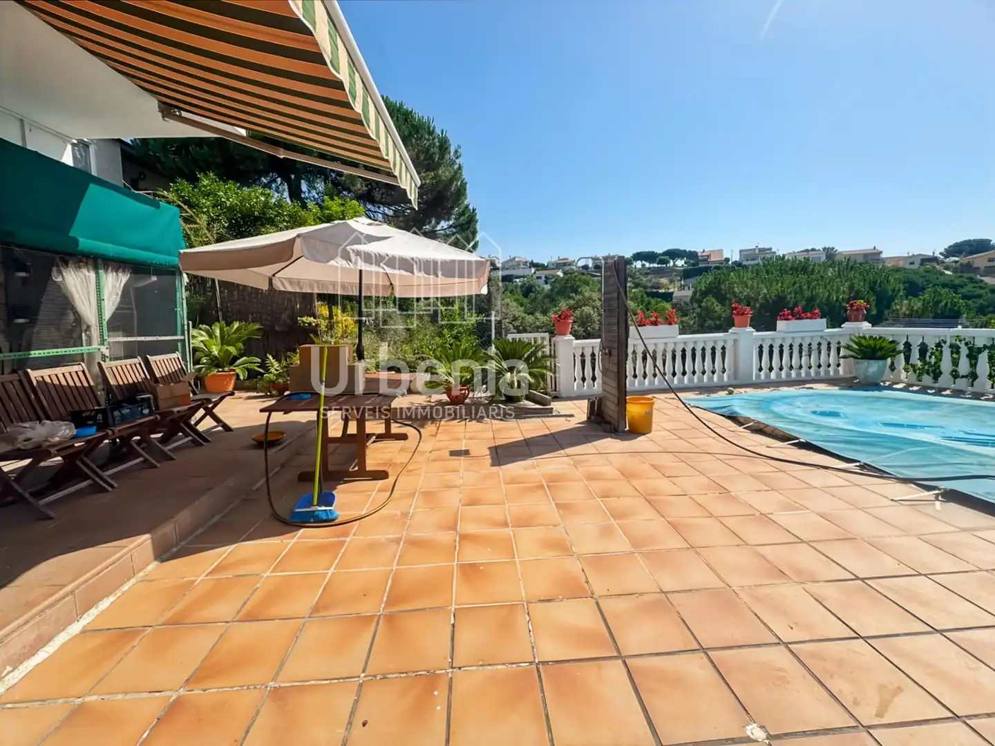 Terrassa de Casa o xalet en venda en Sant Iscle de Vallalta amb Aire condicionat, Calefacció i Terrassa