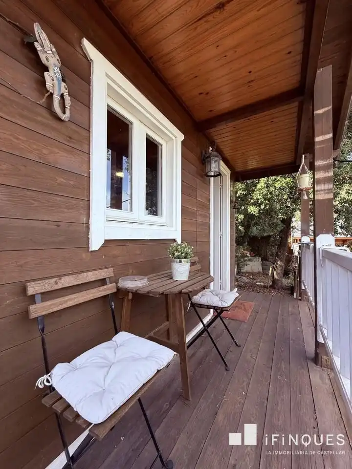 Balcony of Houses for sale in Castellar del Vallès  with Air Conditioner, Heating and Private garden