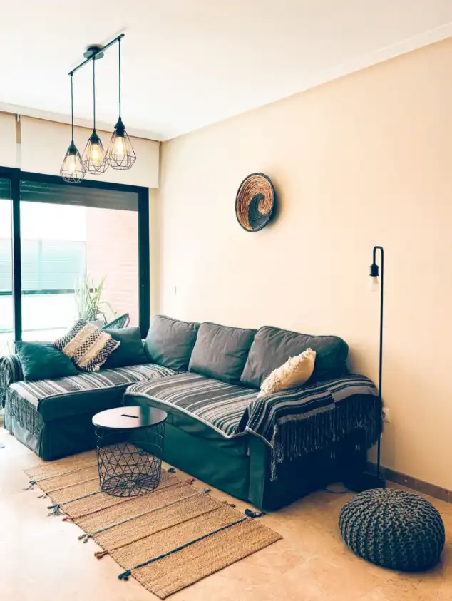 Sala d'estar de Apartament en venda en Dénia amb Aire condicionat i Terrassa