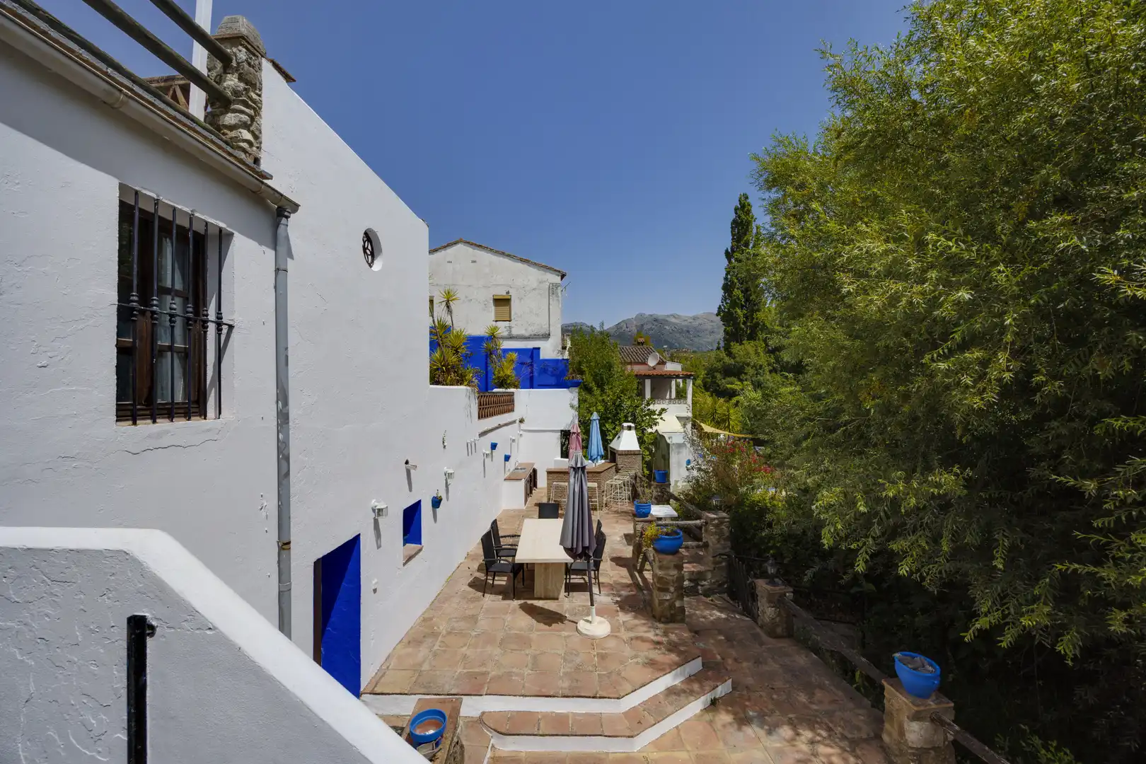 Vista exterior de Casa o chalet en venta en Gaucín con Aire acondicionado, Jardín privado y Terraza