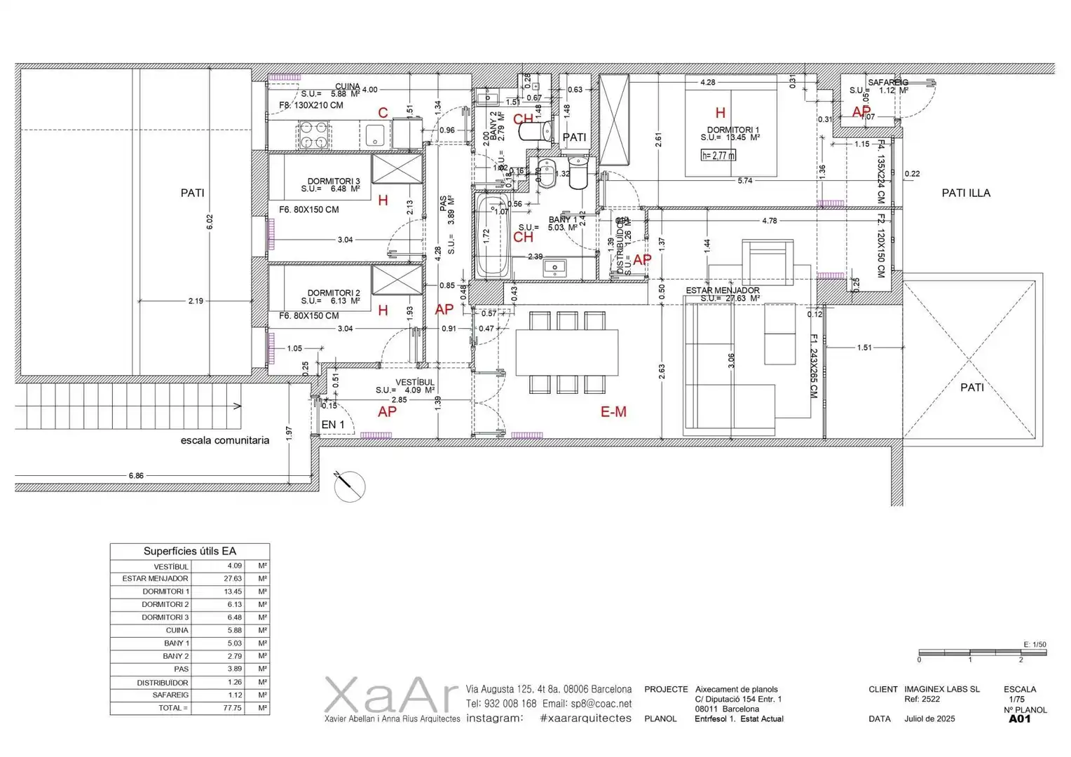 Piso en venta en Barcelona con Calefacción, Parquet y Terraza