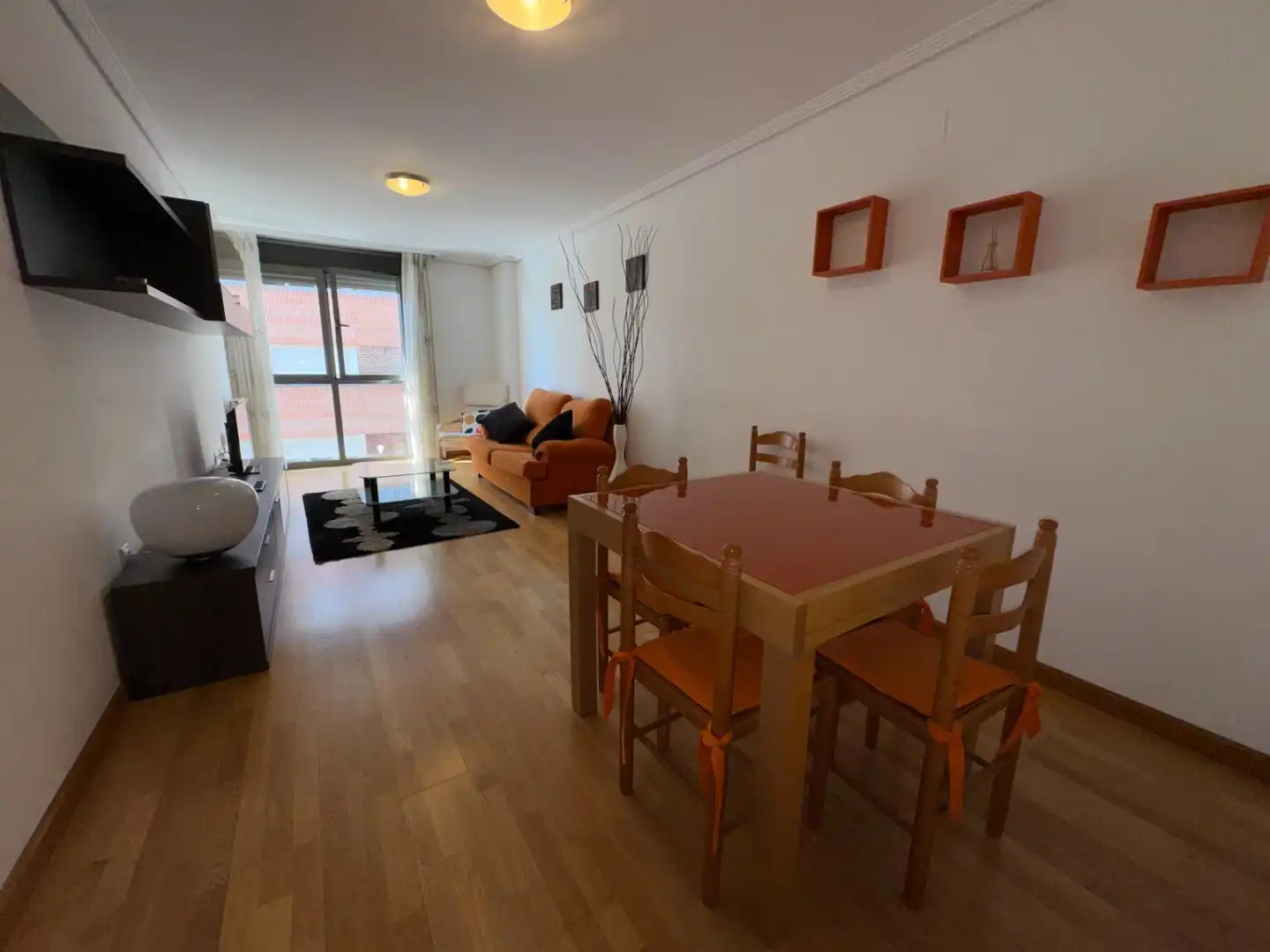 Living room of Flat for rent in Ponferrada  with Heating, Storage room and Furnished