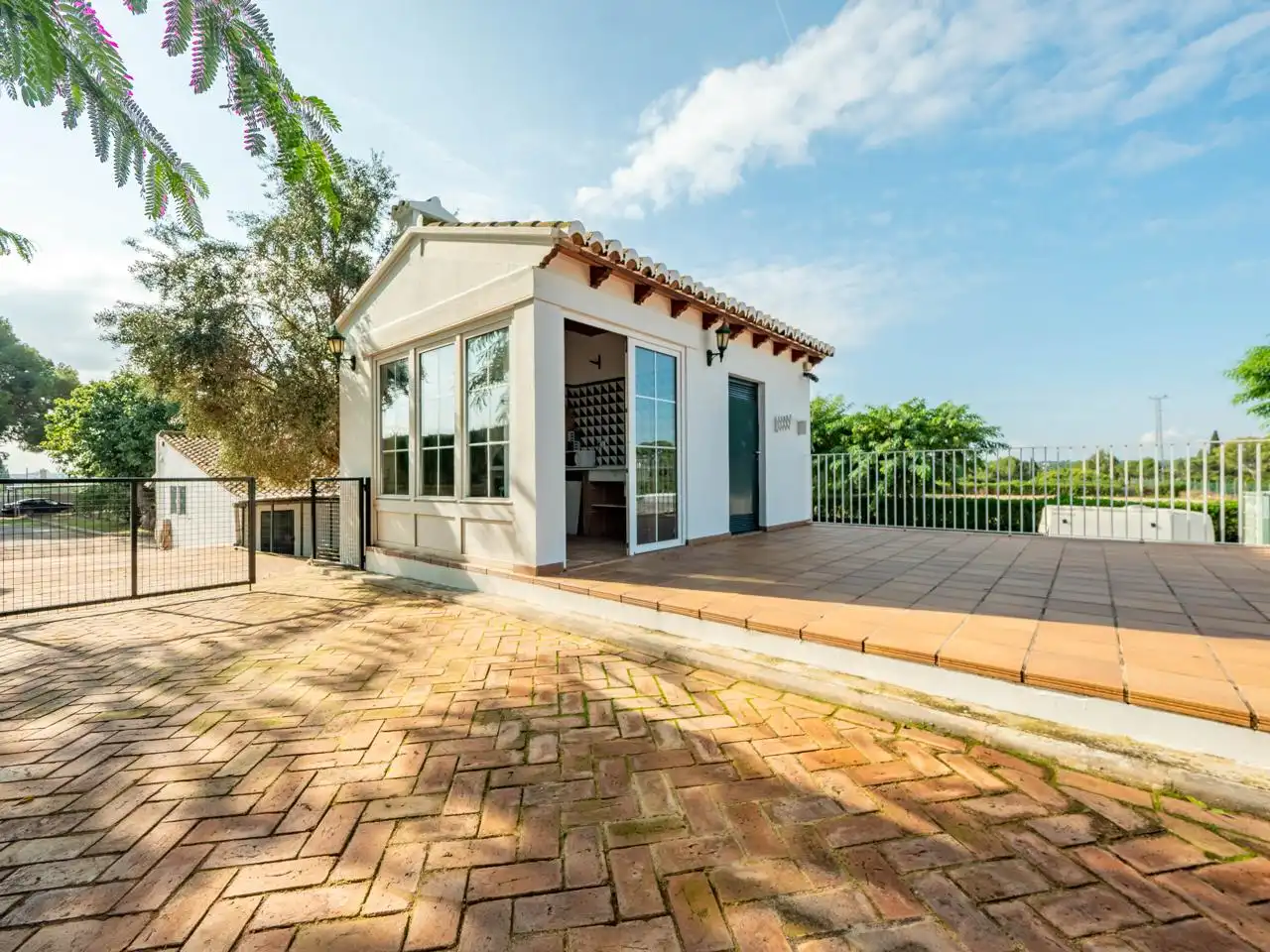 Terraza de Finca rústica en venta en Bétera con Aire acondicionado, Calefacción y Jardín privado