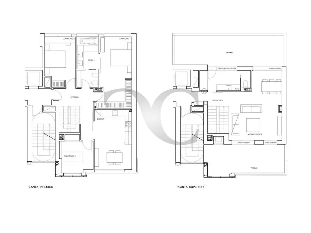 Maisonette zum Verkauf in Oviedo  mit Heizung, Privatgarten und Terrasse