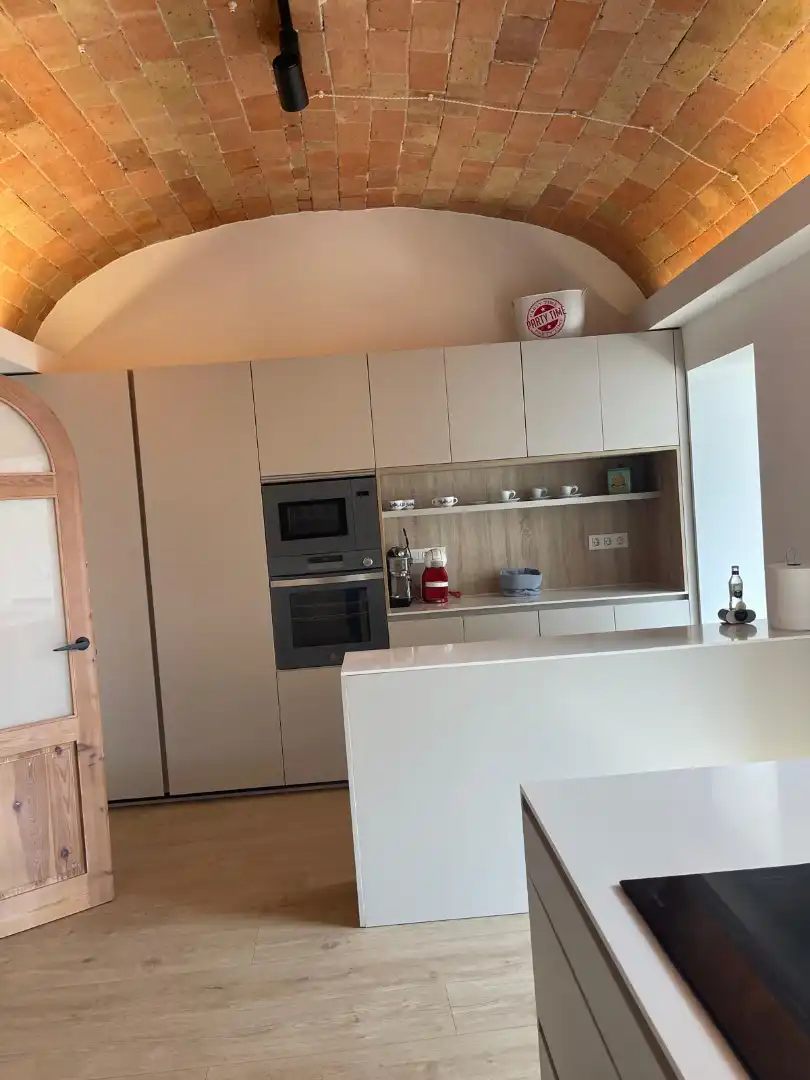 Cocina de Casa o chalet en venta en Sant Feliu de Guíxols con Aire acondicionado, Calefacción y Parquet