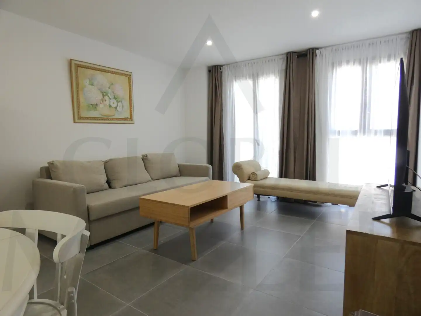 Sala de estar de Piso de alquiler en Cartagena con Aire acondicionado, Amueblado y Horno