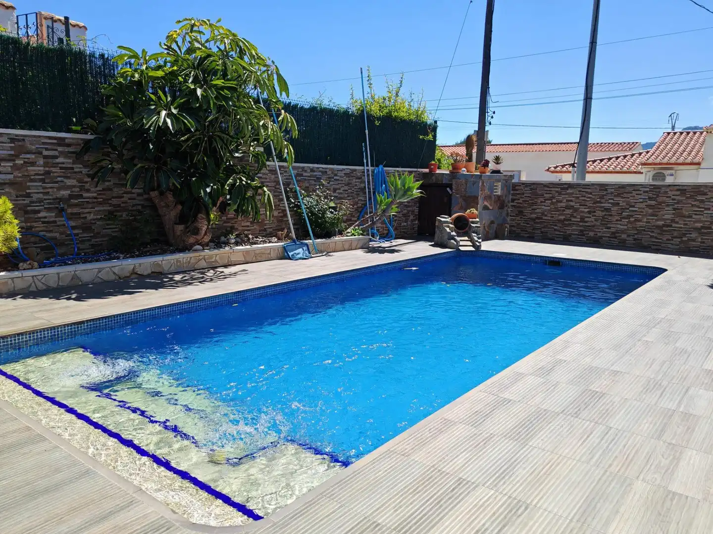 Piscina de Casa o xalet en venda en Calpe / Calp amb Aire condicionat, Calefacció i Jardí privat