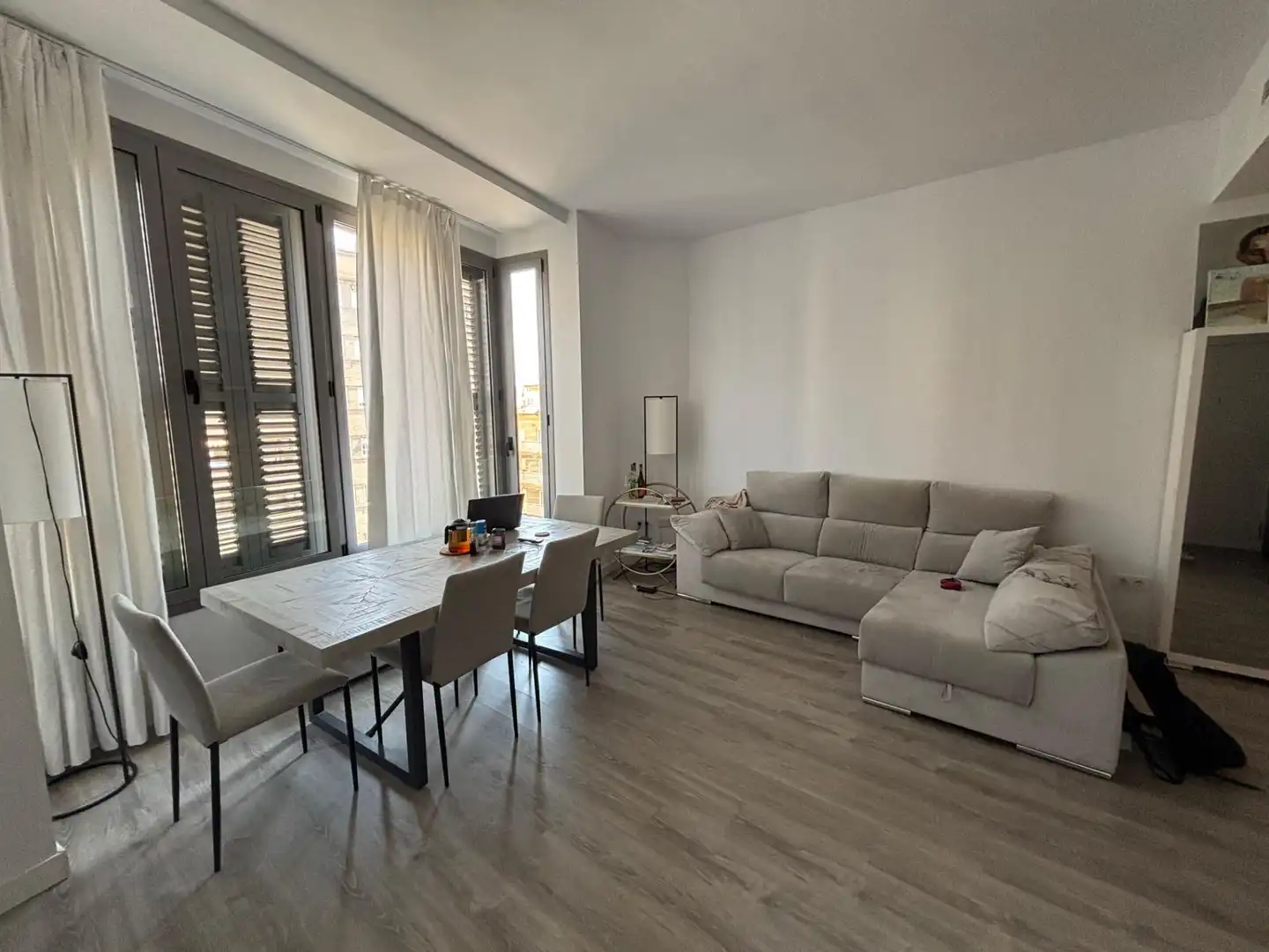 Wohnzimmer von Wohnungen zur Miete in Valencia mit Klimaanlage, Heizung und Möbliert